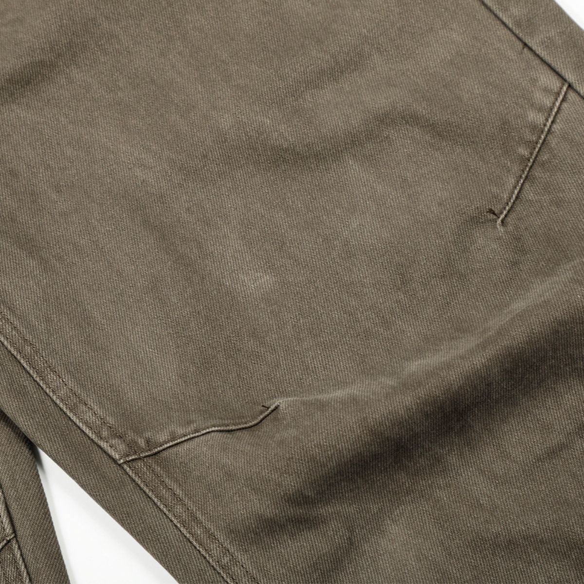 Men's Washed Punk Pleated Loose-Fit Casual Wide-Leg Denim Pants