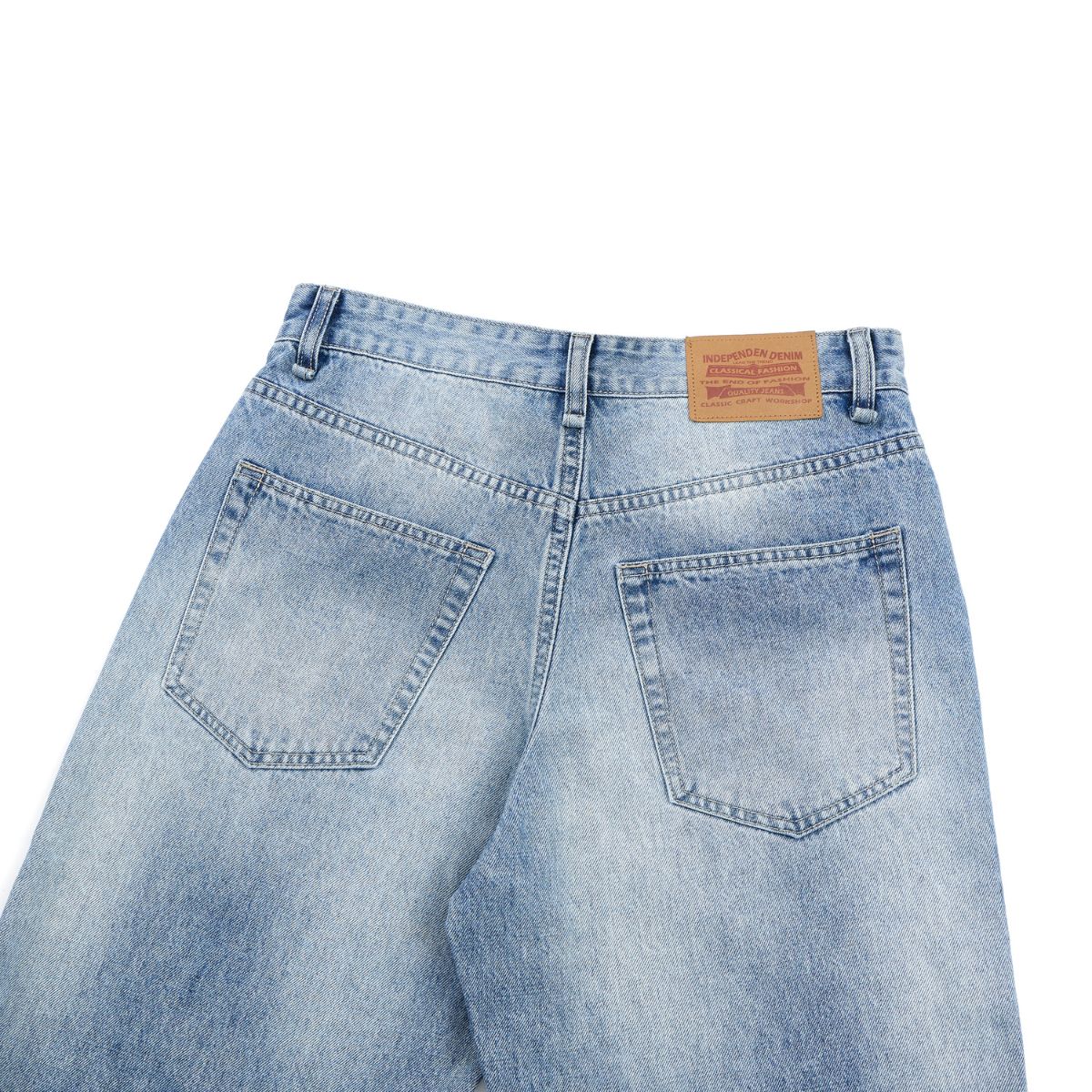 Whiskering Process Vintage Denim