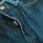 Smoke Rise Patch-Print Barrel Leg Jeans