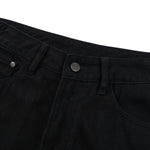 Voluminous Wide‑Leg Twill Casual Pants