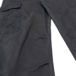 Washed Vintage Distressed High Waist Relaxed Wide Leg Draped Pants