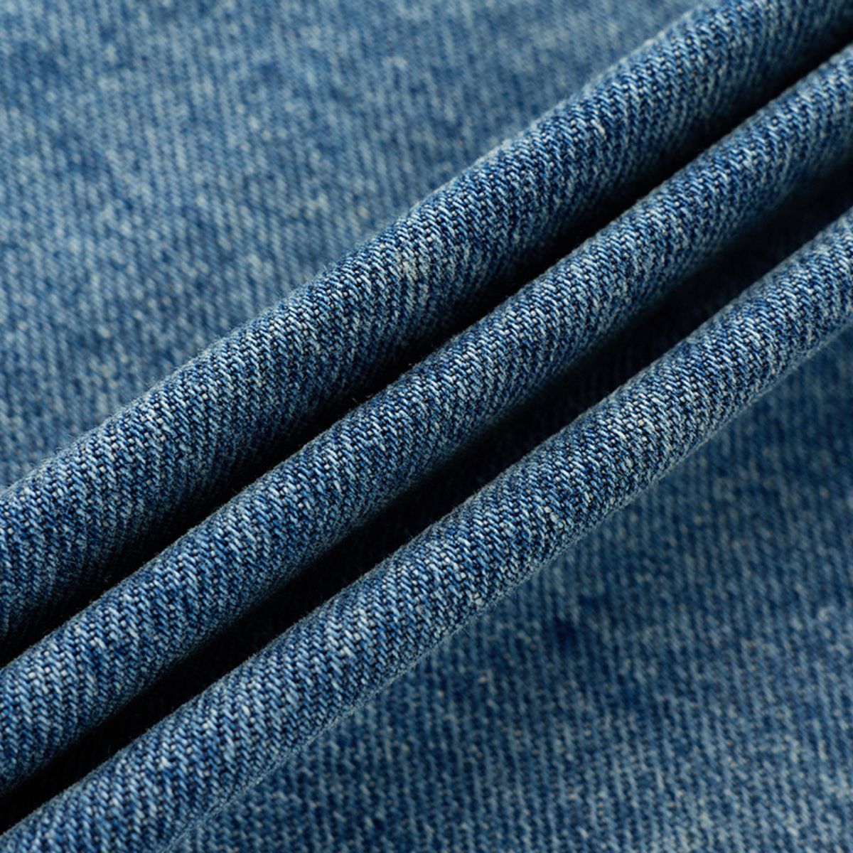 3D Washed Wide Leg Jeans
