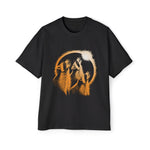 Raccoons Howling Total Solar Eclipse Graphic Tee-INNBLAC Fashion Apparel