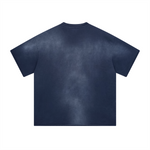 Heavyweight Raw Edge Washed Tee 9oz