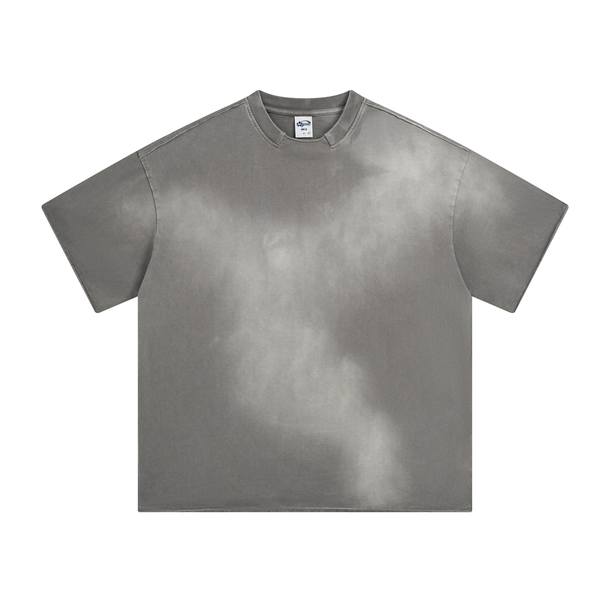 Heavyweight Raw Edge Washed Tee 9oz