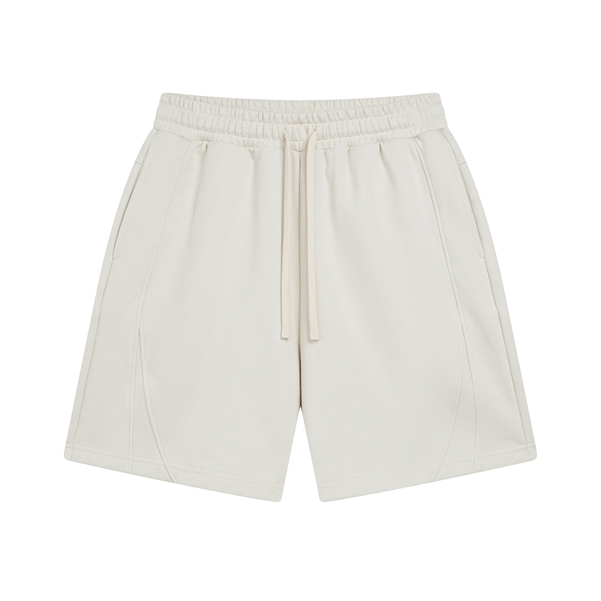 Solid Color Patchwork Short Pants