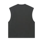 Solid Color Loose Fit Tank Top 8oz-INNBLAC Fashion Apparel