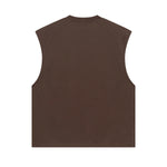 Solid Color Loose Fit Tank Top 8oz-INNBLAC Fashion Apparel