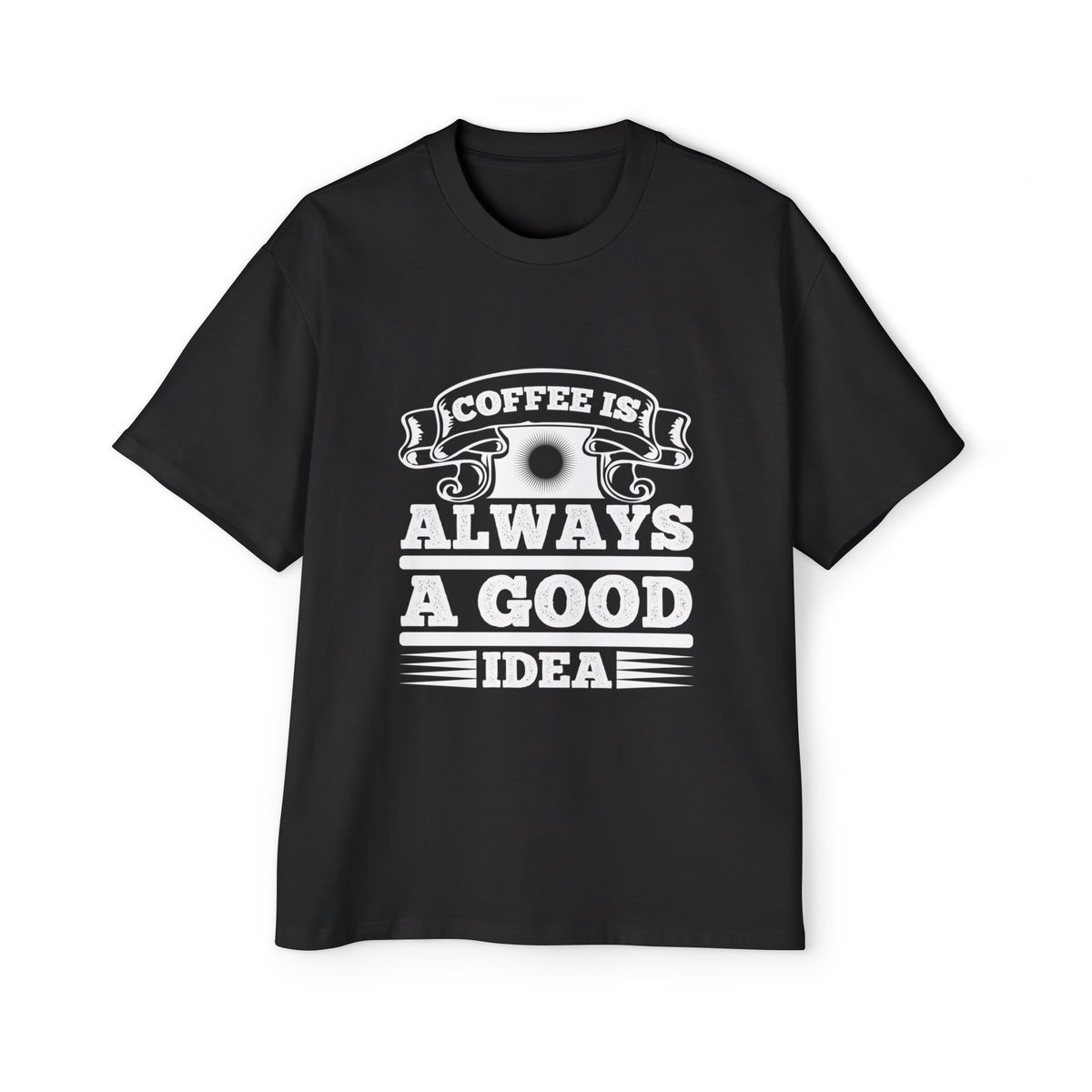 Coffee Quote Graphic Tee-INNBLAC Fashion Apparel