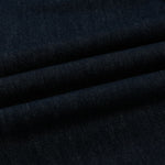 Star‑Print Curved Blade Raw Denim Jeans
