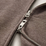 Quiet Luxury Old Money Zip‑Up Hoodie Sweatshirt