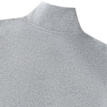 Preppy Style Half‑Zip Sport Sweatshirt With Adjustable Drawstring Hem