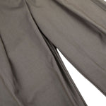 Old Money Pleated Button Detail Wide Leg Trousers