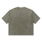 Snowflake Garment Dyed Waffle Knit Tee 340G