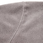 Retro Terry Cloth Polo Collar Sweatshirt