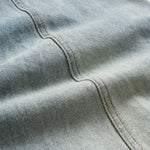 High Street Wide Leg Deconstructed Vintage Washed Loose Jeans