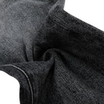 Vintage Washed Black Flared Denim Jeans
