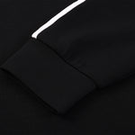 Mock Layered Contrast Strap Sweatshirt