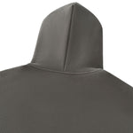 Boxy Contrast Webbing High Neck Face‑Cover Hoodie