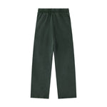 Heavyweight Cotton Washed Distressed Terry Wide‑Leg Pants