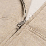 Embroidered Quiet Luxury Old Money Zip‑Up Hoodie
