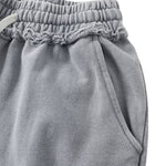 Streetwear Vintage Batik Washed Distressed Spliced Wide Leg Pants