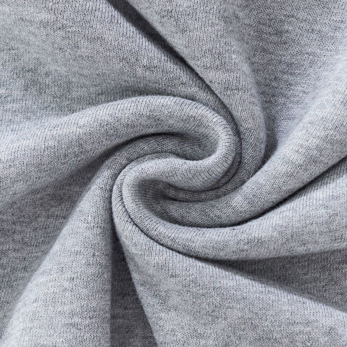 Boxy Cropped Color‑Block Cotton Hoodie