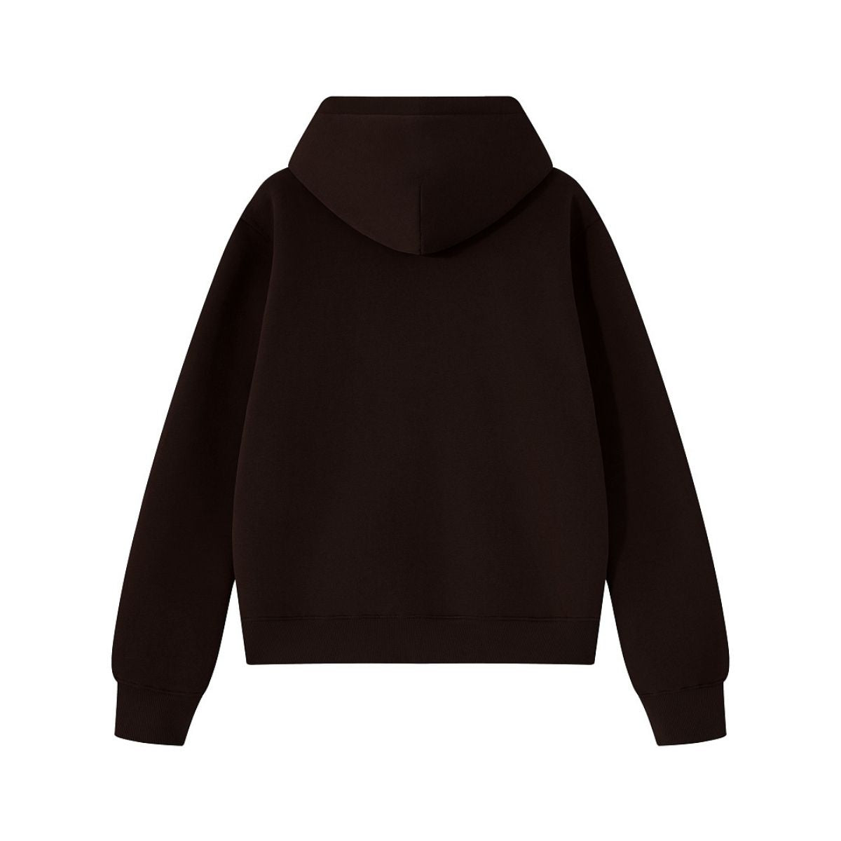 Fleece‑Lined Zip Up Vintage Regular Fit Hoodie