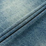 Fold Waist Wide Leg Jeans