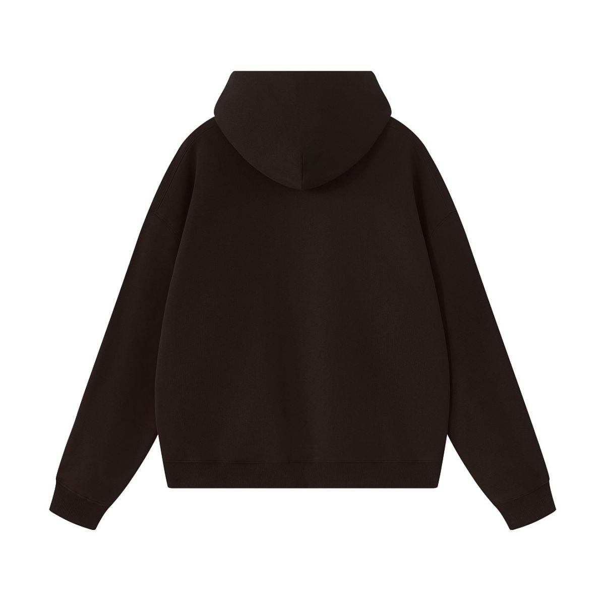 Cotton Structured French Terry Boxy Hoodie