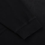 Black Washed Cotton Ripped Sweatshirt