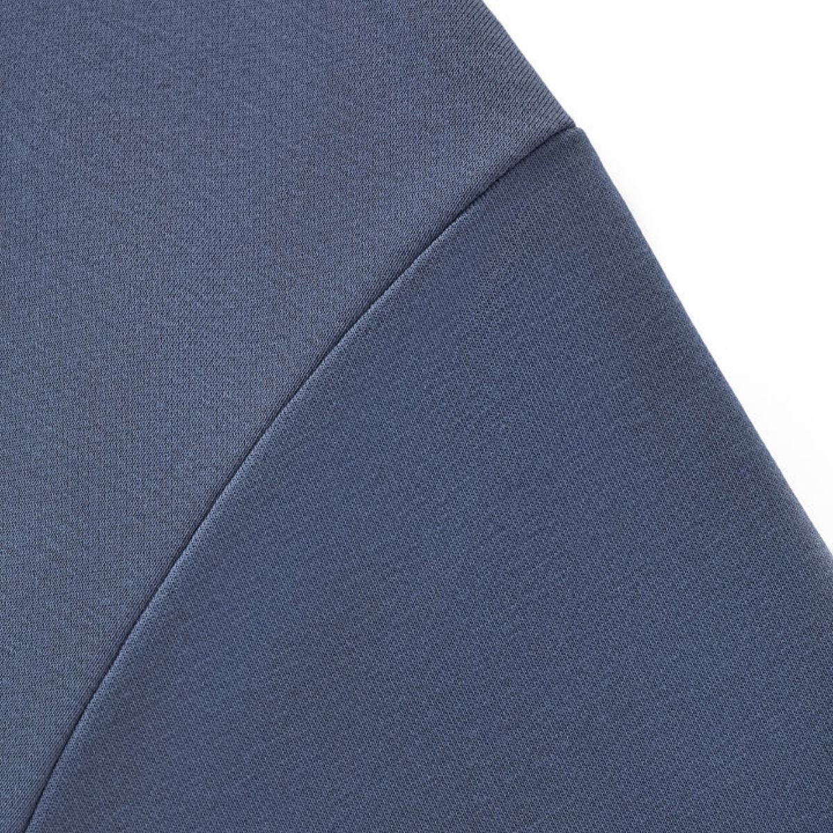 Boxy Streetwear Straight‑Sleeve French Terry Hoodie