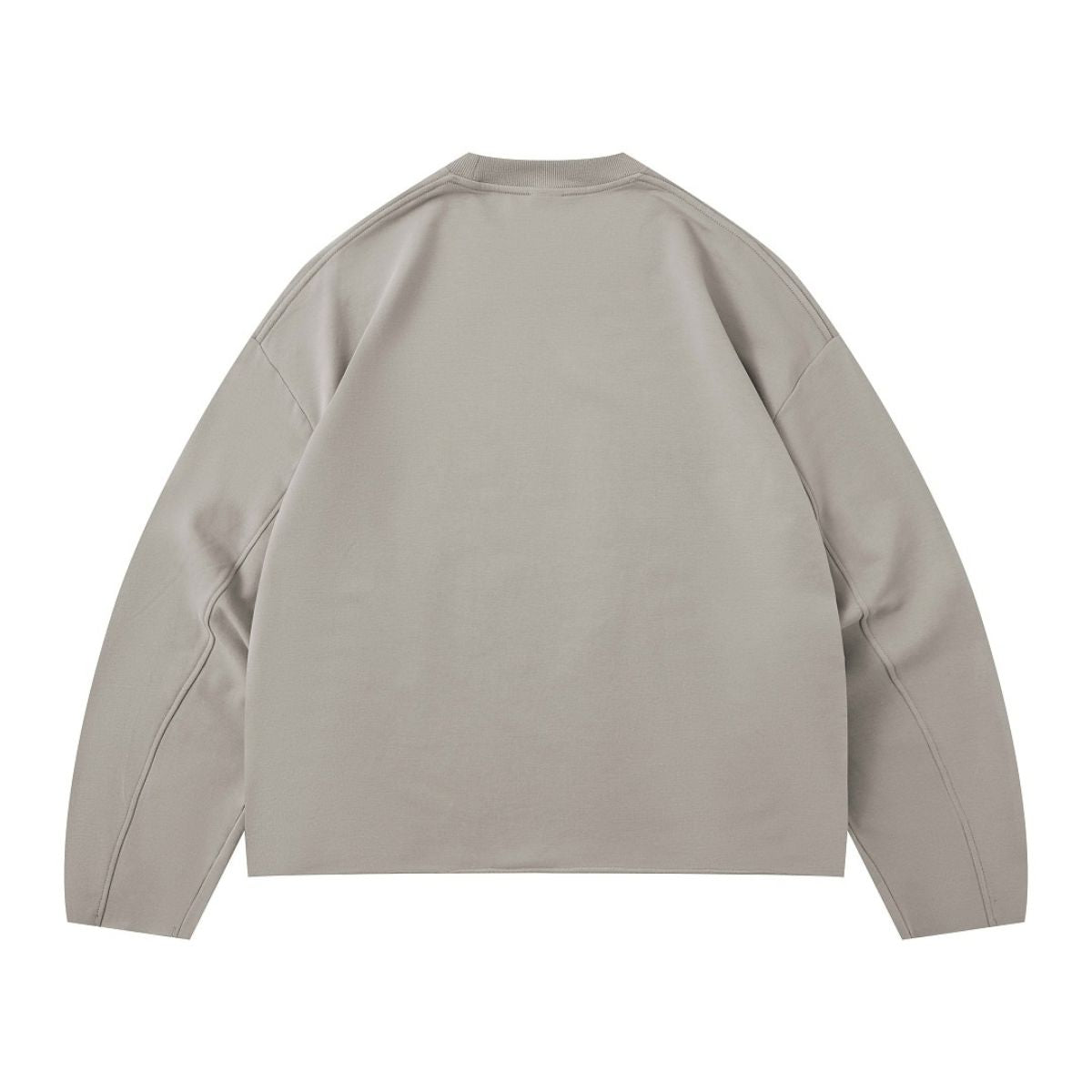 Curved Sleeve Modal French Terry Long Sleeve Tee