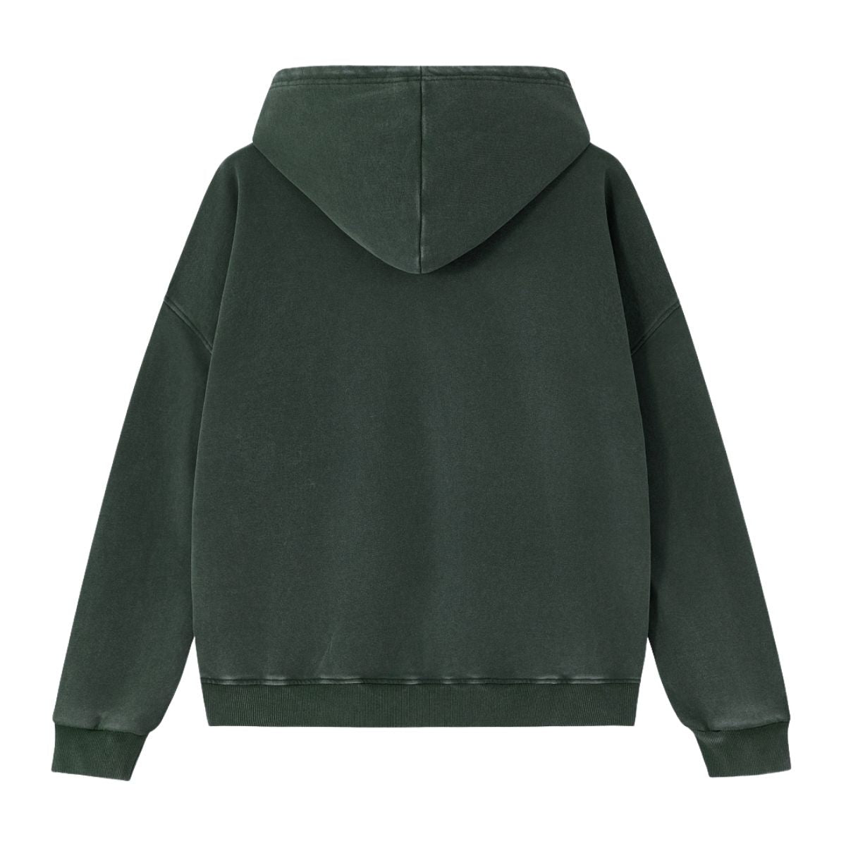 Cotton Heavyweight Washed Distressed Terry Hoodie