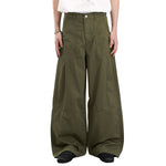 Baggy Wide-Leg Relaxed Utility Cargo Pants