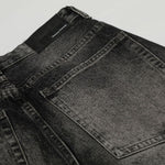 Whisker Fade Distressed High Street Loose Jeans