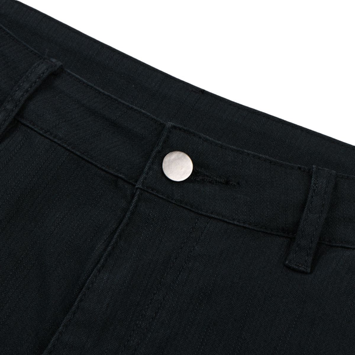 Balloon‑Cut Curved Wide Leg Trousers