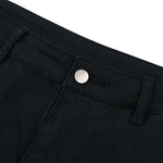 Balloon‑Cut Curved Wide Leg Trousers