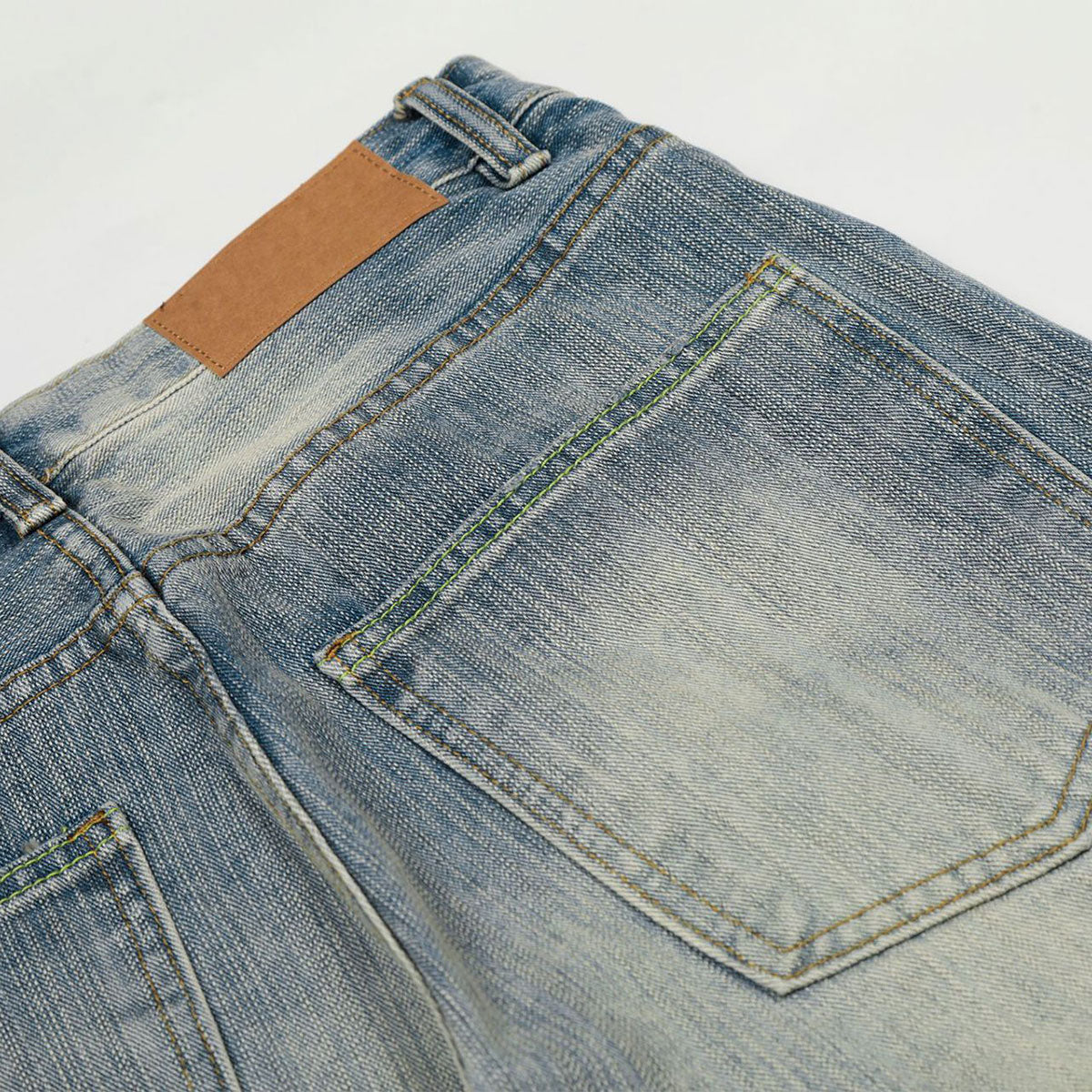 Light Wash High Waist Wide Jeans