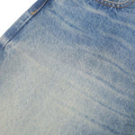 Vintage Washed Whiskered Slim Flare Jeans