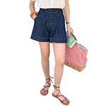 Women's Wide-Leg Denim Walk Shorts