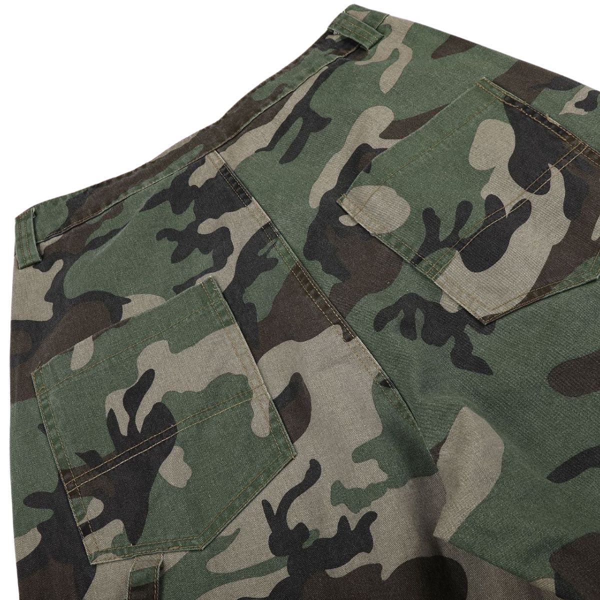 Streetwear Camouflage Patchwork Cargo Pants