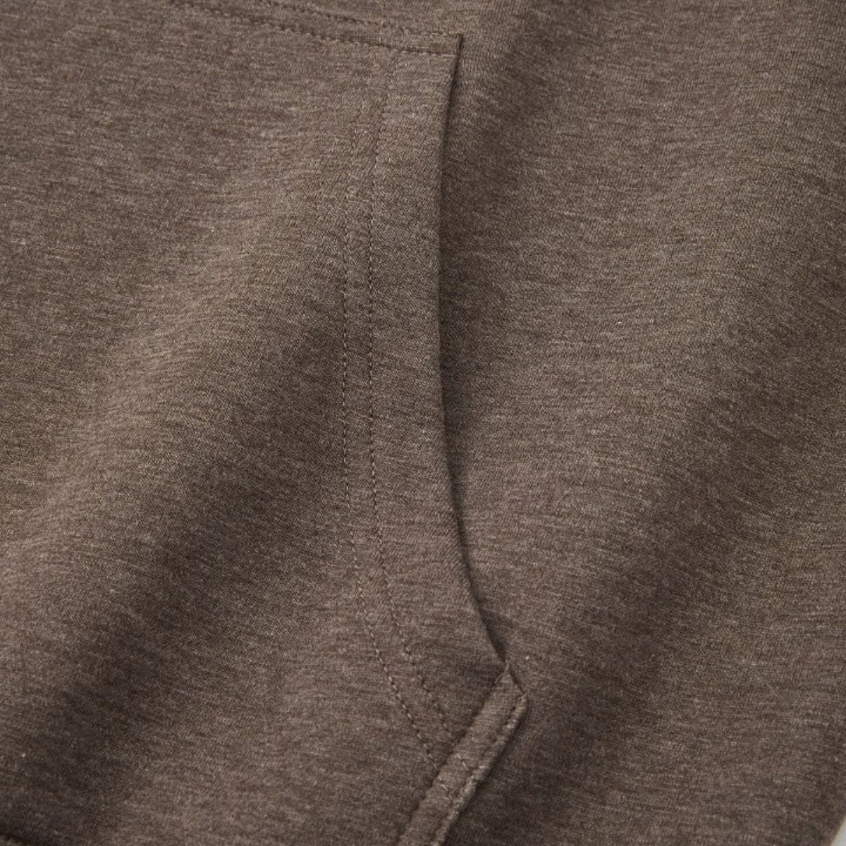 Quiet Luxury Melange Drop Shoulder Oversized Hoodie