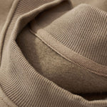 Heavyweight Fleece‑Lined Boxy Mock Neck Old‑Money Sweatshirt