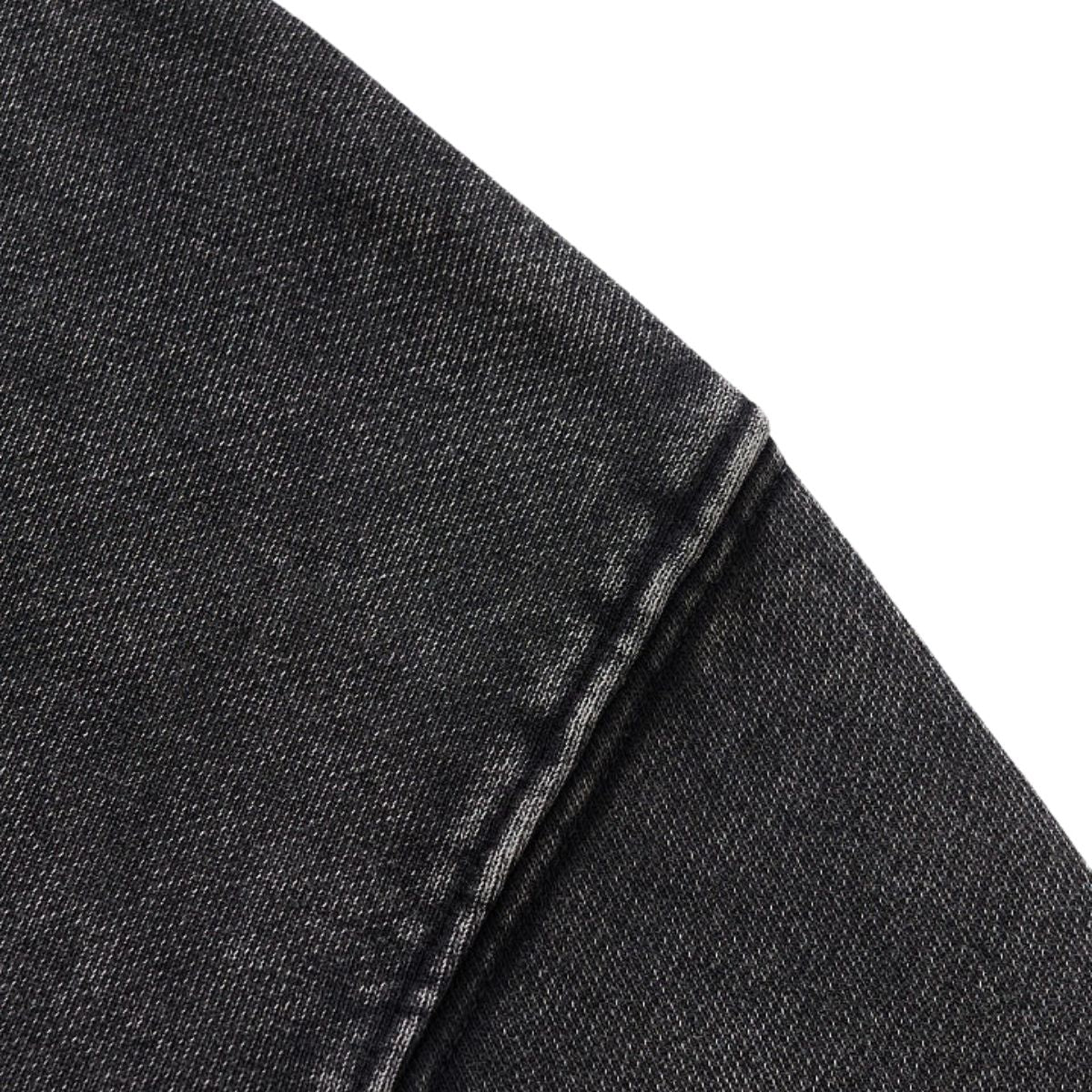 Boxy‑Fit Small V‑Neck Polo Cotton Sweatshirt