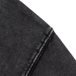 Boxy‑Fit Small V‑Neck Polo Cotton Sweatshirt