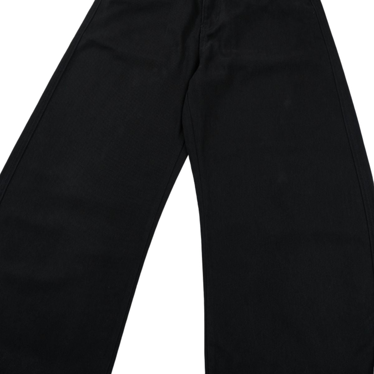 Voluminous Wide‑Leg Twill Casual Pants