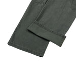 Pearl‑Canvas Martin Dark Green Cargo Pants