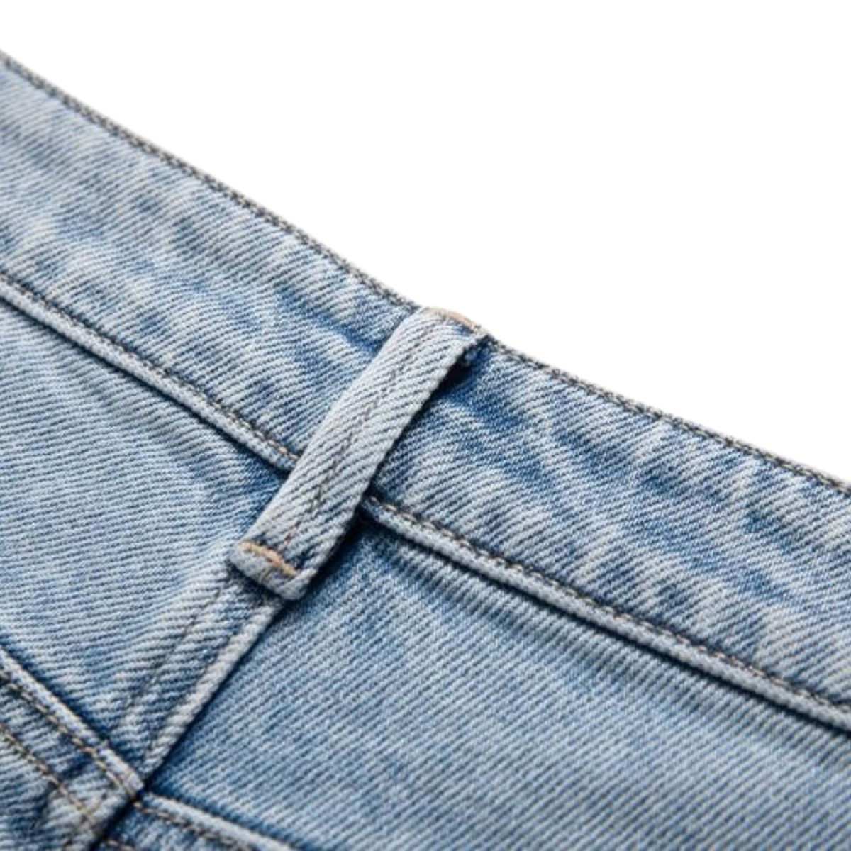 Risen Jeans Raw Hem Embroidered Pearl-Frog Closures Jeans