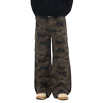 Vintage Camo Heavy Wash Relaxed Cargo Pants